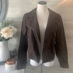 NWT Vegan Leather Jacket